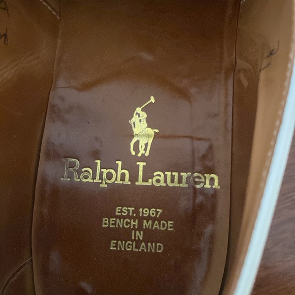 Ralph Lauren Chestnut & Ivory Spectators made in England size 6 1/2 Women’s - Picture 2 of 11